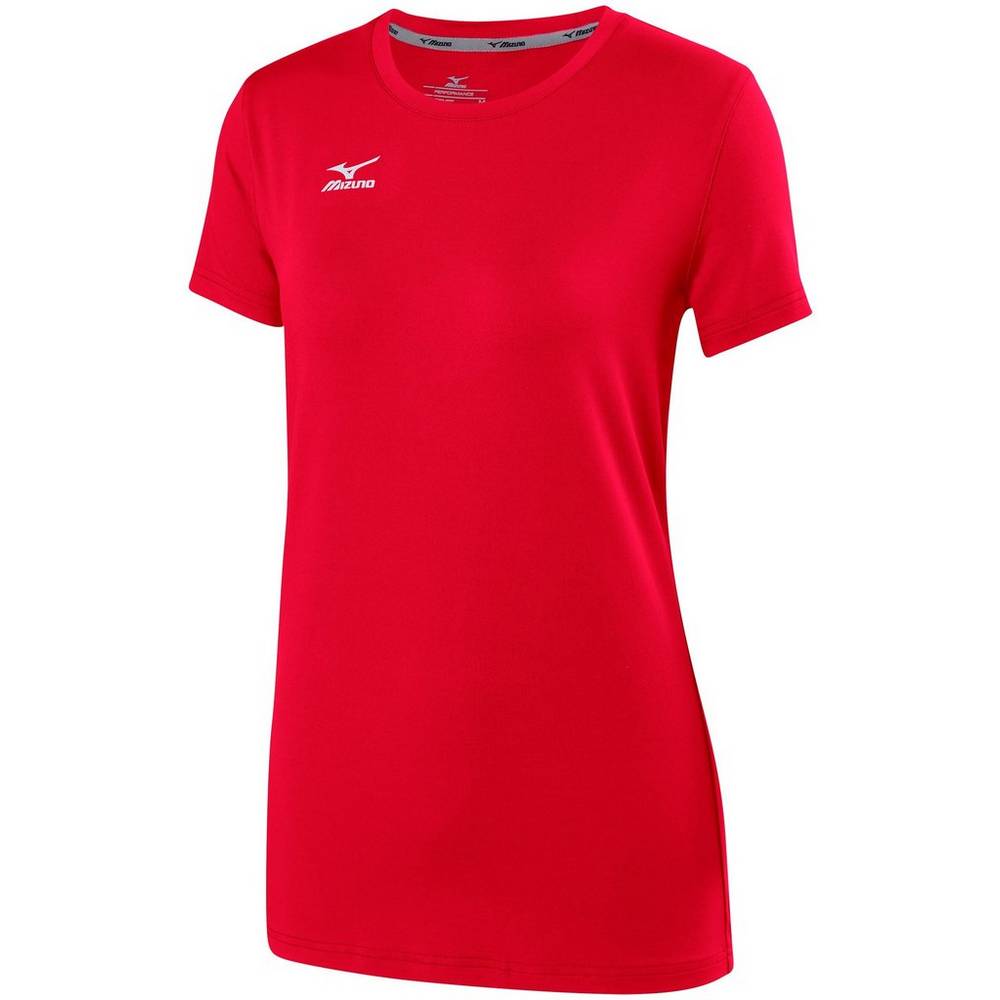 Womens Mizuno Attack 2.0 Volleyball T-Shirts Red Philippines (JAEQPI764)